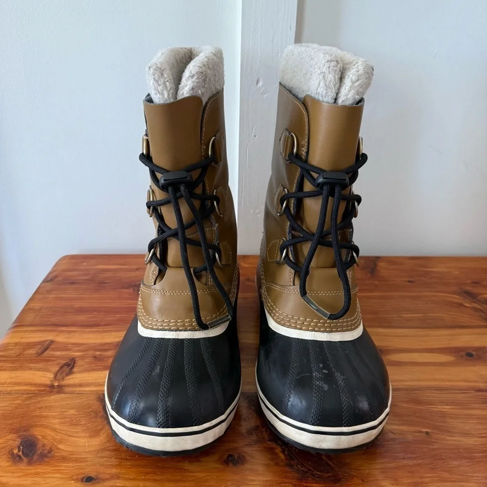 Sorel Yoot Pac Tan Winter Waterproof Boots